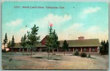 Norris Station Lunch House Yellowstone Park Wyoming WY Unused DB Postcard D14 picture