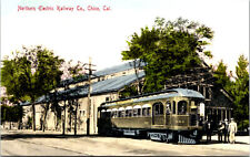 Chico California Railway Postcard Trolley Interurban Tram RPPC Reprint picture