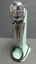 Vintage 1950s OSTER Drink Mixer Jadeite Green Porcelain Model 40 w/ Original Cup picture