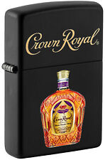 Zippo Crown Royal Bottle Black Matte Windproof Lighter, 49820 picture