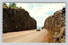 ON-Ontario, Kama Rock Cut, Circle Route, Highway 17, Vintage Postcard picture