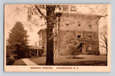 1939. CANANDAIGUA, NY. MEMORIAL HOSPITAL. POSTCARD. JB1 picture