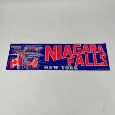 Vintage Niagara Falls New York Bumper Sticker NY picture
