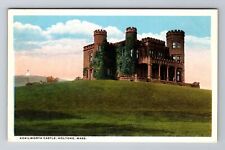Holyoke MA-Massachusetts, Kenilworth Castle Demolished In 1959, Vintage Postcard picture