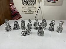 Solid Aluminum Alice and Wonderland Set of Ten Characters picture