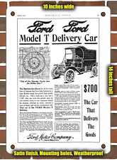 METAL SIGN - 1912 Model T Delivery Car - 10x14 Inches picture