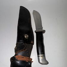 Buck 103 Skinner Knife Fixed Blade With Leather Sheath **Vintage** picture