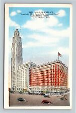Columbus OH, The Deshler Wallick Hotel, Ohio Vintage Postcard picture