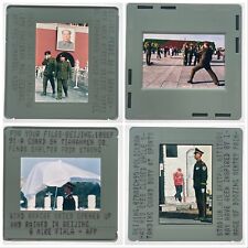 China Beijing  Police Officers At Tiananmen Square S40204 SD17 Lot 35mm Slide picture