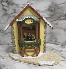 Goebel Christmas House Music Box 2006. Holiday Dreaming. Works. Train Turns. picture