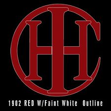 International Harvester IHC - Vintage 1902 Redrawn Dark RED Emblem Sticker Decal picture