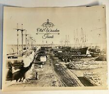Press Photo Whaling Ships Merrills Wharf New Bedford, Massachusetts picture