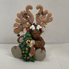 1998 Mark Klaus - Rudney Reindeer the Rounder /  Christmas figurine EUC picture