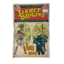 Secret Origins Comic Issue 3 August 1973 Dc Wonder Woman Wildcat picture