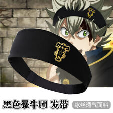 Anime Black Clover Cosplay Sports Sweat Absorbing Running Fitness Headband picture