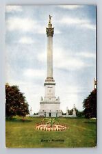 Niagara on the Lake-Ontario, Brock's Monument, Antique Vintage Souvenir Postcard picture