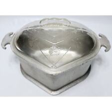 Vintage Guardian Service Hammered Aluminum Triangular Roaster Dutch Oven w/Lid picture