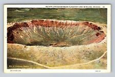 Flagstaff AZ-Arizona, Meteor Crater, Antique, Vintage Souvenir Postcard picture