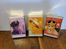 Vintage Delta Airlines Royal Jet Service  Playing Cards Mixed Set 3 Miami NYC LA picture