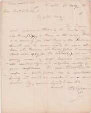 Samuel Ingham -  Sec. of Treasury under Andrew Jackson , autograph letter picture