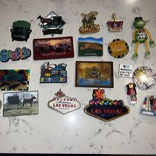 Vintage Magnets Souvenir Travel Rubber State Country Travel Lot Of 25 picture
