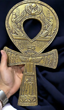 RARE ANCIENT EGYPTIAN ANTIQUES Key Of Life Ankh Engraved With Pharaonic Symbols picture