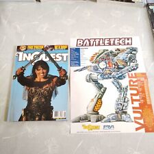 1998 INQUEST magazine #40 - gaming trading card - WITH BATTLETECH SUPPLEMENT picture