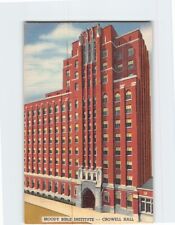 Postcard Moody Bible Institute Crowell Hall Chicago Illinois USA picture