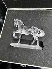 Swarovski Silver Crystal Figurine Arabian Stallion with Original Box 221609 picture