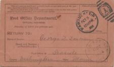 REGISTRY RETURN RECEIPT - P.O. DEPT. OFFICIAL BUSINESS - cancel 1904 picture