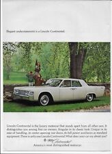 1964 1965 Lincoln Continental  Bird Watching Opera Door Color Original Print Ad picture