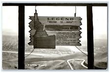 1941 Legend Scenic Lewiston Hill Spiral Highway Lewiston ID RPPC Photo Postcard picture