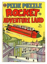 Pixie Puzzle Rocket to Adventureland #1 GD/VG 3.0 1952 picture