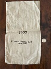 Misprinted Error RARE MONEY BAG $500 REPUBLIC NATIONAL BANK DALLAS TEXAS 1 picture