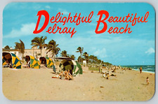 Vintage Postcard~ Delightful Beautiful Delray Beach, Florida~ FL picture