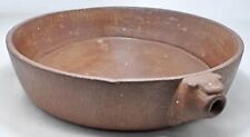 Antique Red Sand Stone Large Size Water Fountain Bowl Original Fine Hand Carved picture