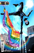 NIGHTWING #81 TRAVIS MOORE PRIDE CARD STOCK VARIANT 2021 DC COMIC NM picture