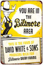 Biltmore Dairy Farms Vintage LOOK Reproduction metal sign TIN picture