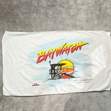 Rare Baywatch 1996 Vintage Beach Towel Hot Pockets Large Rare Collectible 58x32 picture