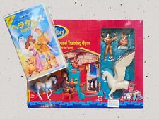 Disney 1997 Hercules carry around training gym Mattel vintage play set with DVD picture