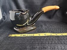 Vintage Inarco Pipe Shaped Ashtray, Ceramic Japan Art Deco Pottery picture