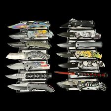Wholesale Set of 14 Brand New Spring Assisted pocket Camping Outdoor knife picture