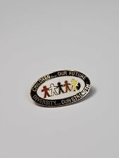 Children....Our Future   Diversity....Our Strength Lapel Pin picture