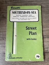 Vintage Old Barnett’s Southend-on-Sea Street Plan Map Visit Tour Double Sided picture