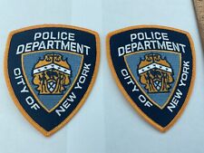 Police Department City Of New York collectors patch set 2 pieces. picture