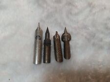 Vintage Very Unique Fountain Pen Tips Lot Of 4 Multiple Brands Rare Designs Htf picture
