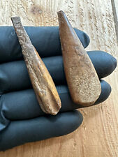 Tomachee Artifacts 👣 ESKIMO INUITS 2x BIRD BLUNT/STUNNERS LOT BERING SEA AK🔥 picture