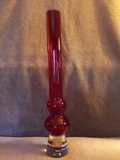 Waterford Marquis Rare Vintage Samba Ruby Red Bud Vase Signed 17