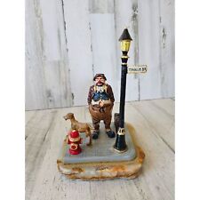 Vintage Ron Lee water Street AS IS tinkle dog clown circus suitcase fire hydrant picture