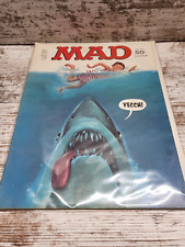 Vintage MAD Magazine Issue No. 180 January 1976 Jaws bagged and boarded picture